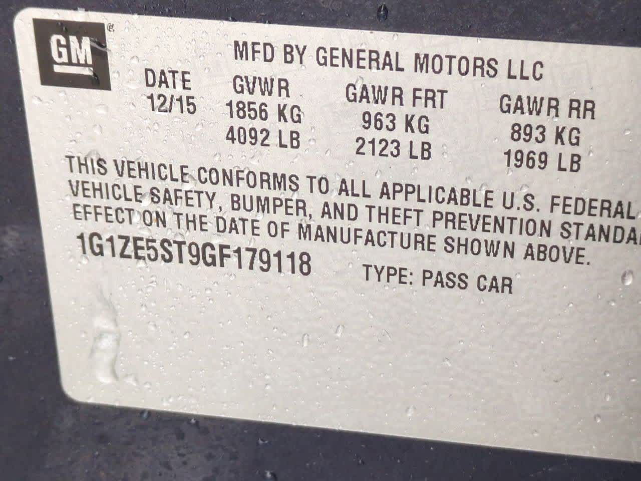 Thumbnail: 2016 Chevrolet Malibu - 33