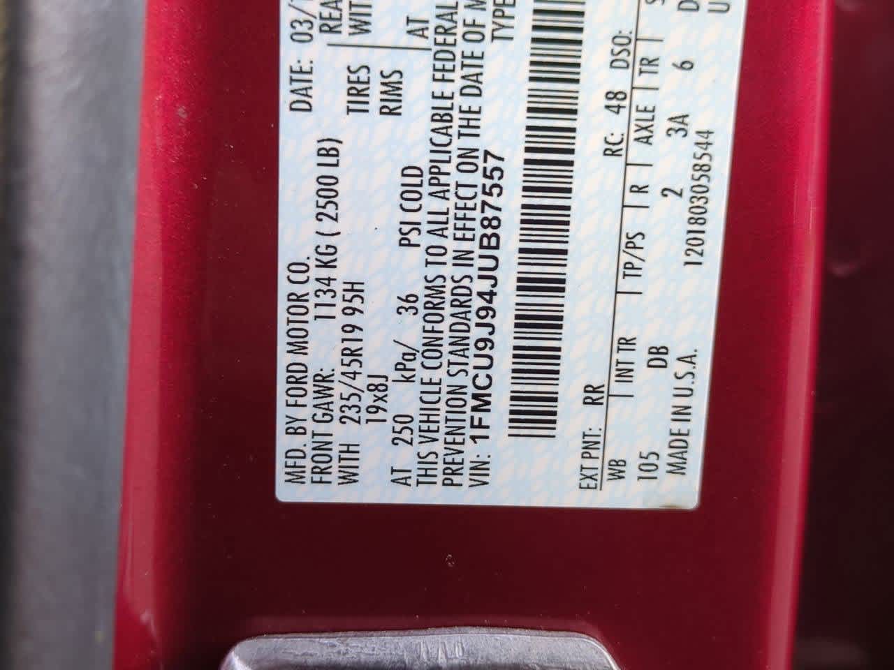 Thumbnail: 2018 Ford Escape - 36