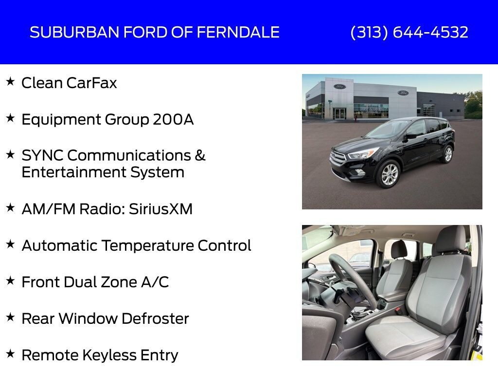 Used 2017 Ford Escape SE SUV