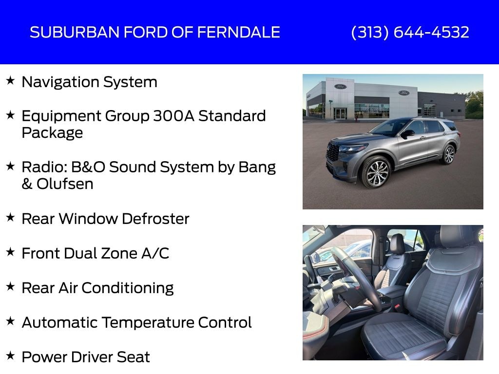 Used 2025 Ford Explorer ST-Line SUV