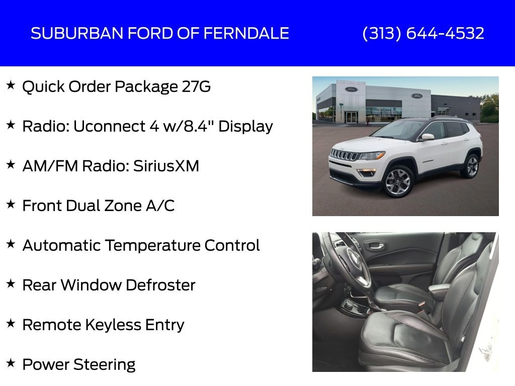 Used 2018 Jeep Compass Limited SUV