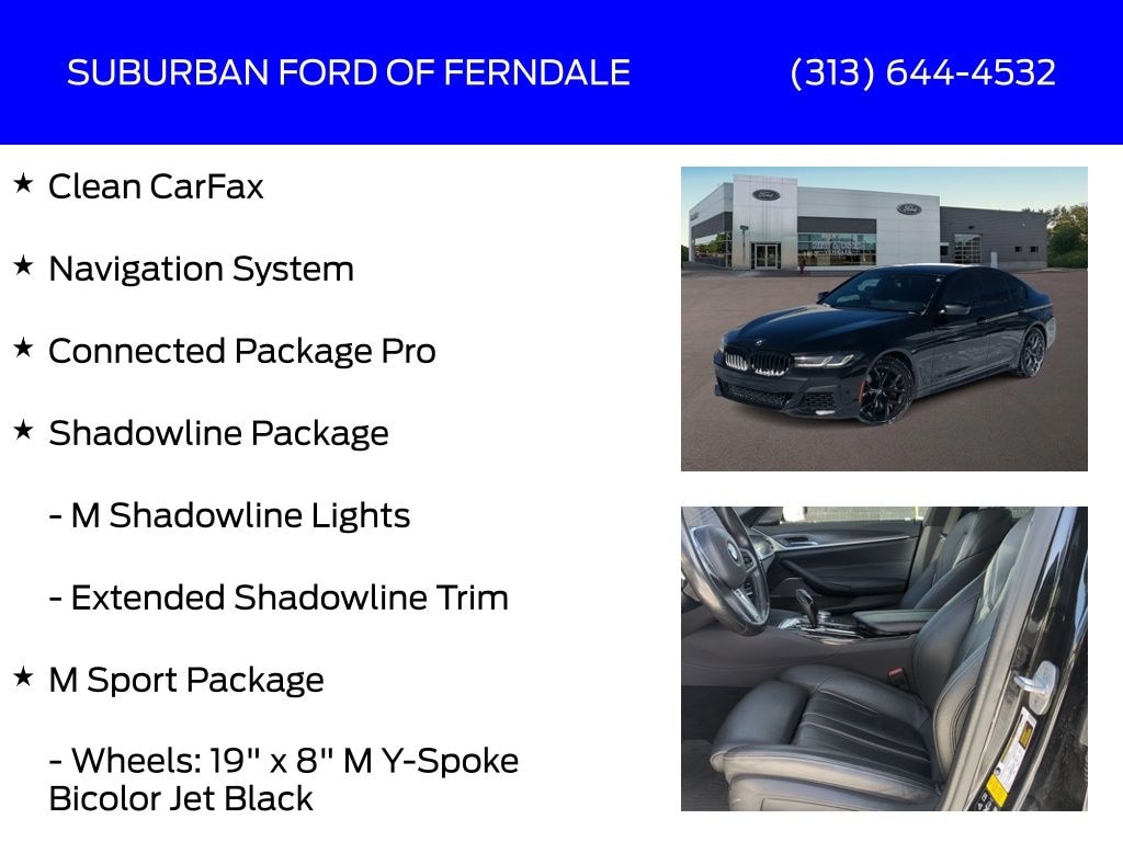 Used 2021 BMW 5 Series 540i xDrive Sedan