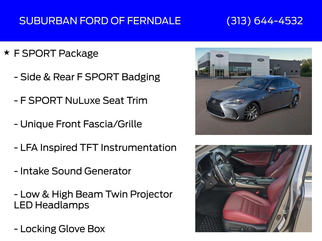 Used 2019 Lexus IS 300 Sedan