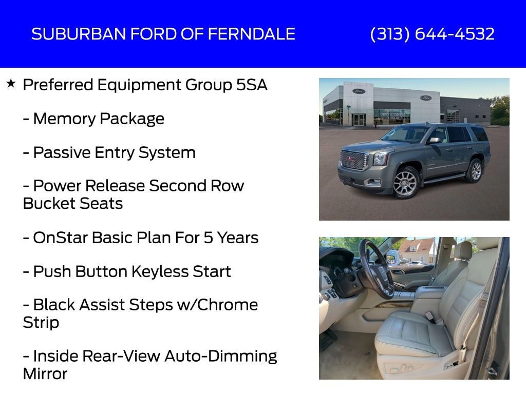 Used 2017 GMC Yukon Denali SUV