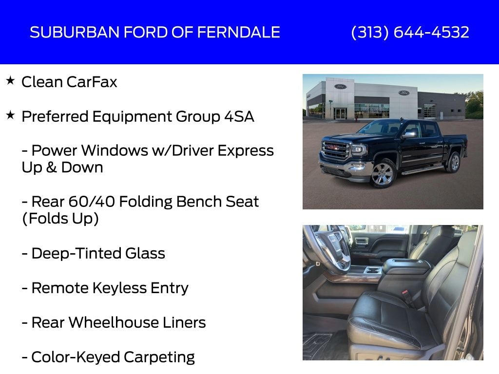 Used 2018 GMC Sierra 1500 SLT Truck