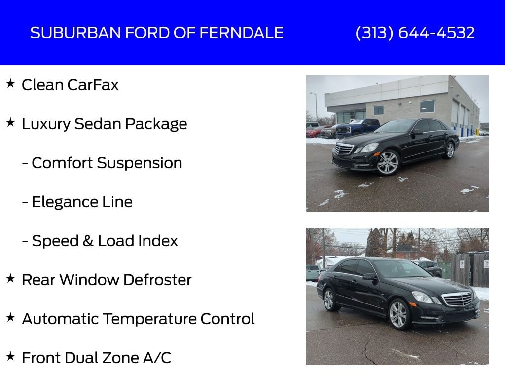 Used 2012 Mercedes-Benz E-Class E 350 Sedan