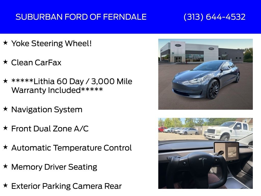 Used 2023 Tesla Model 3 Performance Sedan
