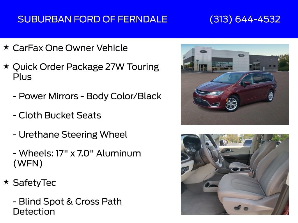 Used 2017 Chrysler Pacifica Touring L Minivan/Van