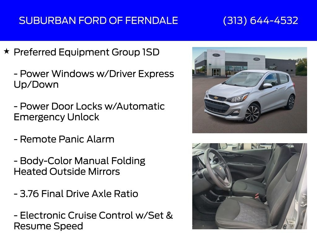 Used 2021 Chevrolet Spark 1LT Hatchback