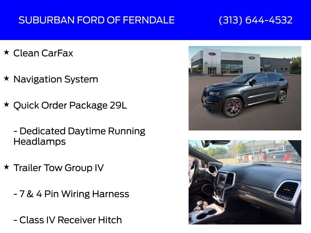 Used 2014 Jeep Grand Cherokee SRT SUV