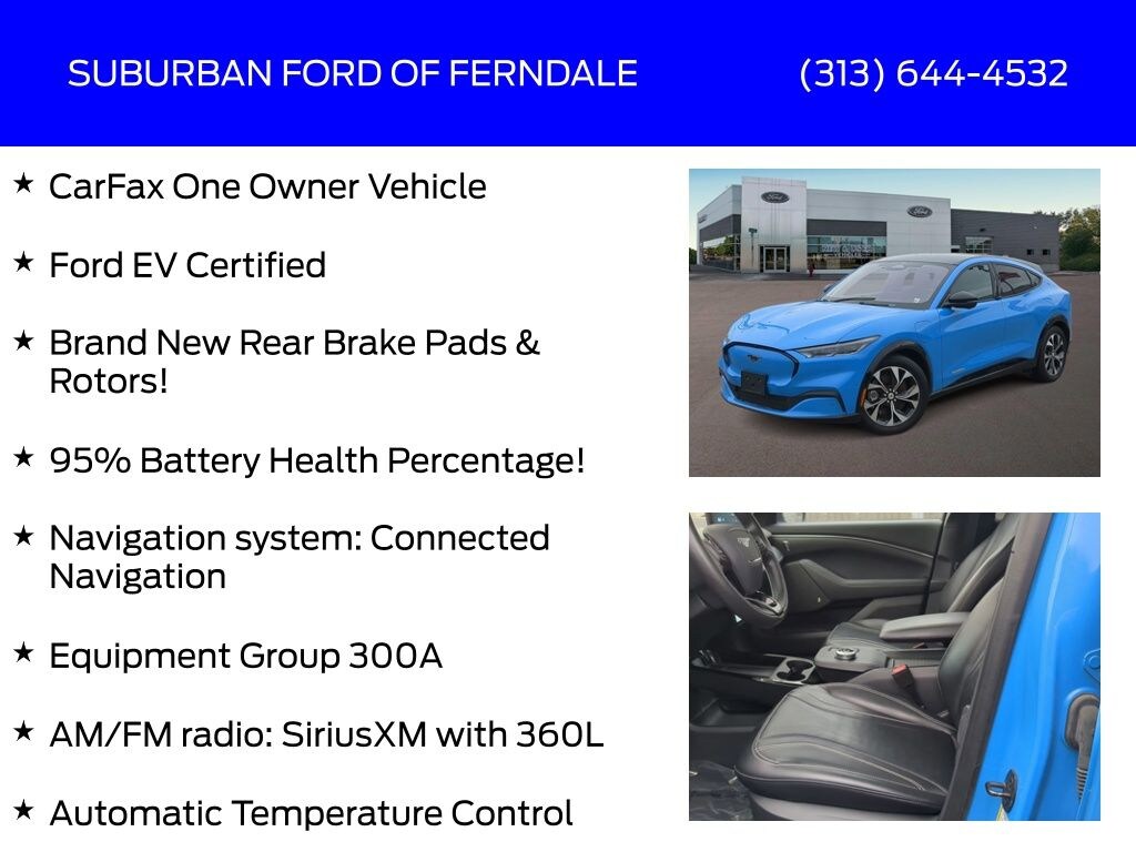 Certified 2022 Ford Mustang Mach-E Premium SUV