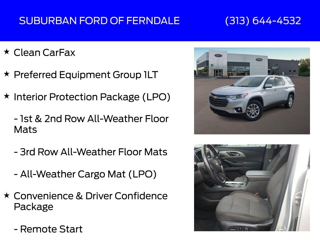 Used 2019 Chevrolet Traverse LT SUV