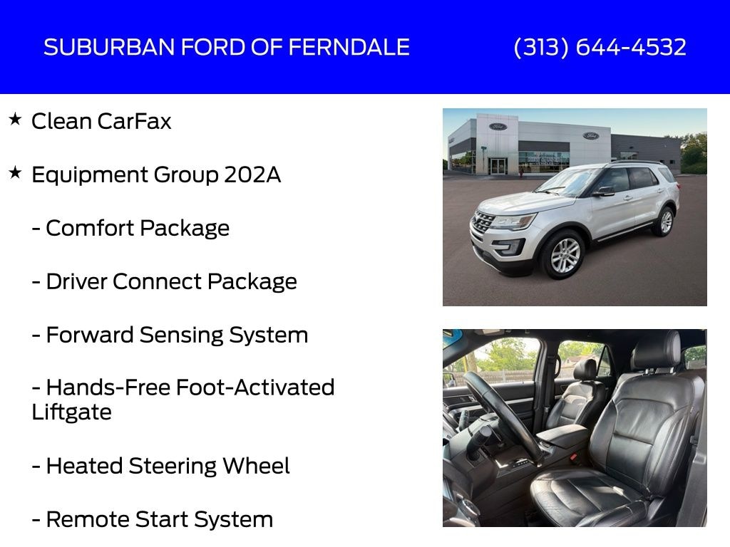 Used 2017 Ford Explorer XLT SUV