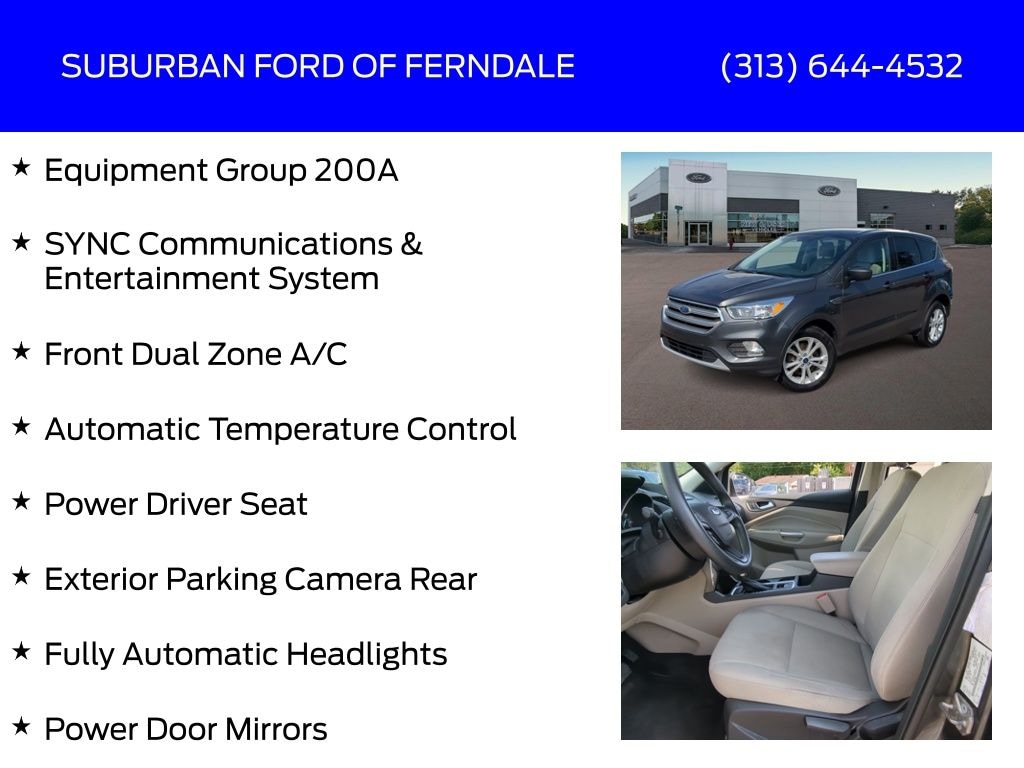 Used 2017 Ford Escape SE SUV