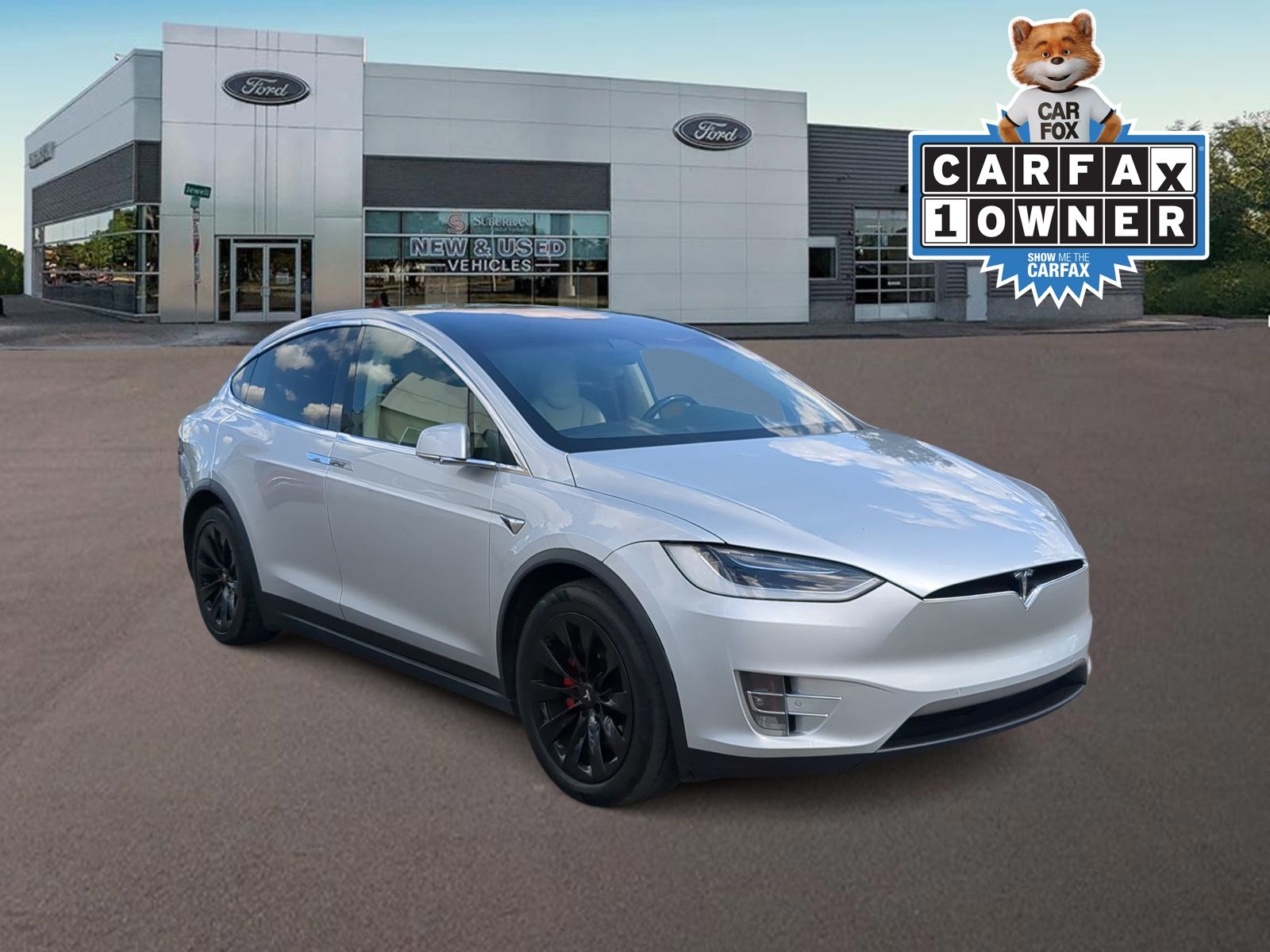 Used 2017 Tesla Model X P100D with VIN 5YJXCBE48HF076110 for sale in Ferndale, MI