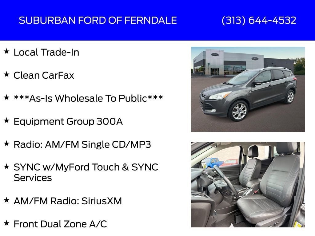 Used 2015 Ford Escape Titanium SUV