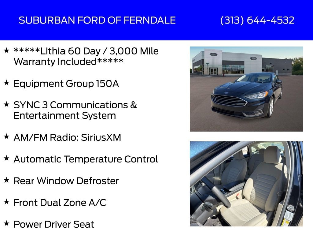 Used 2020 Ford Fusion SE Sedan