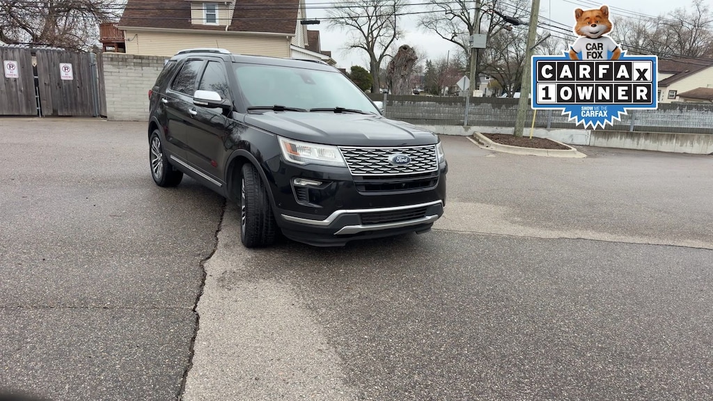 Used 2018 Ford Explorer Platinum SUV