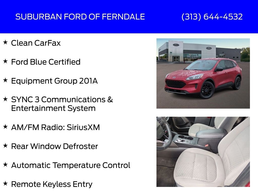 Certified 2020 Ford Escape SE Sport Hybrid SUV
