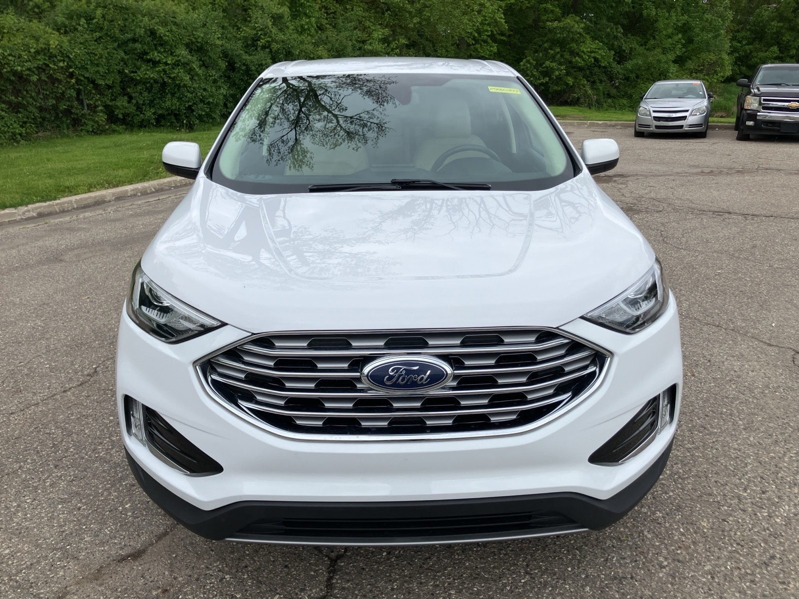 Used 2021 Ford Edge SEL with VIN 2FMPK4J92MBA10977 for sale in Sterling Heights, MI