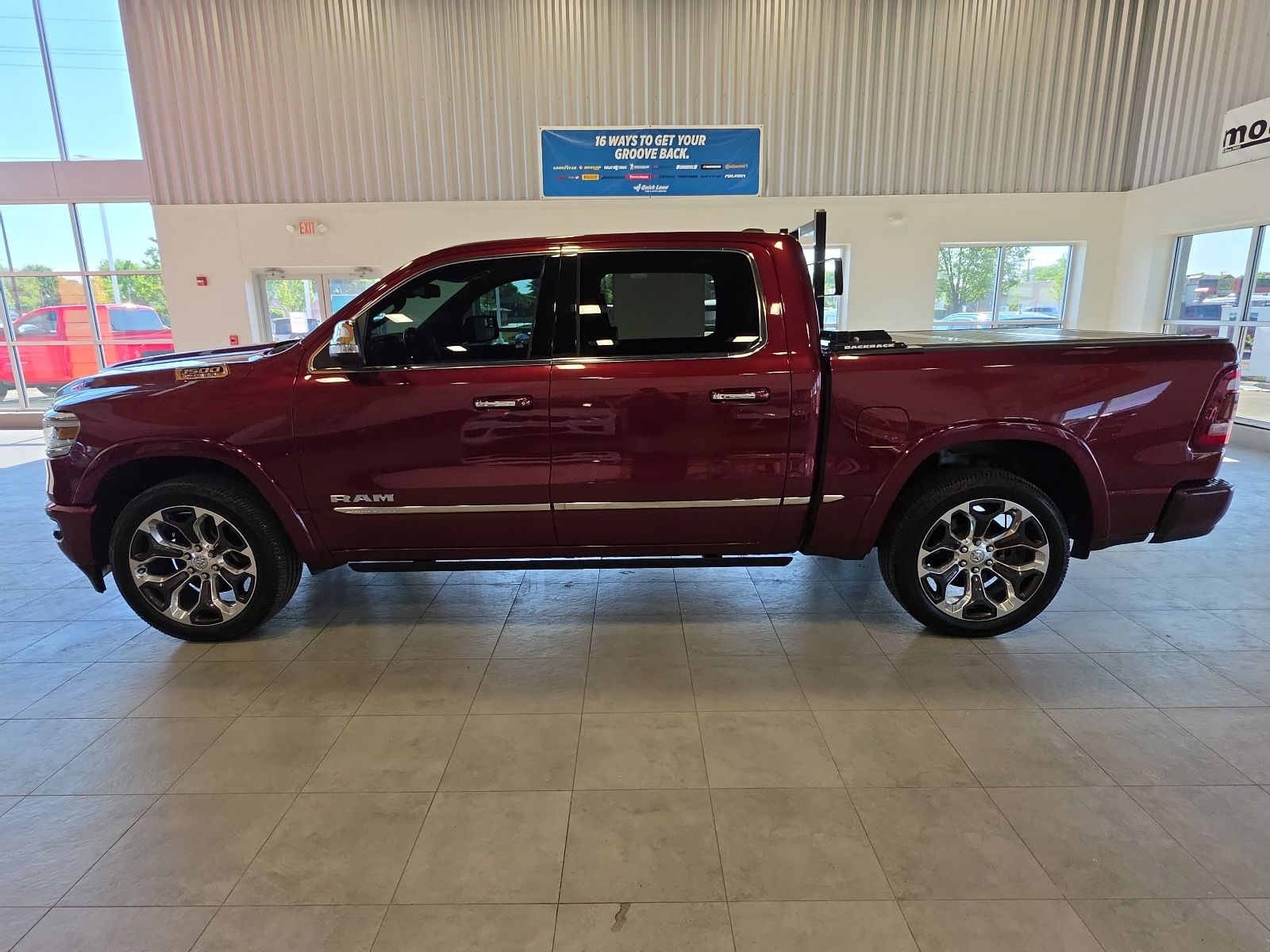 Certified Used 2020 Ram 1500 Truck Limited Delmonico Red Pearlcoat