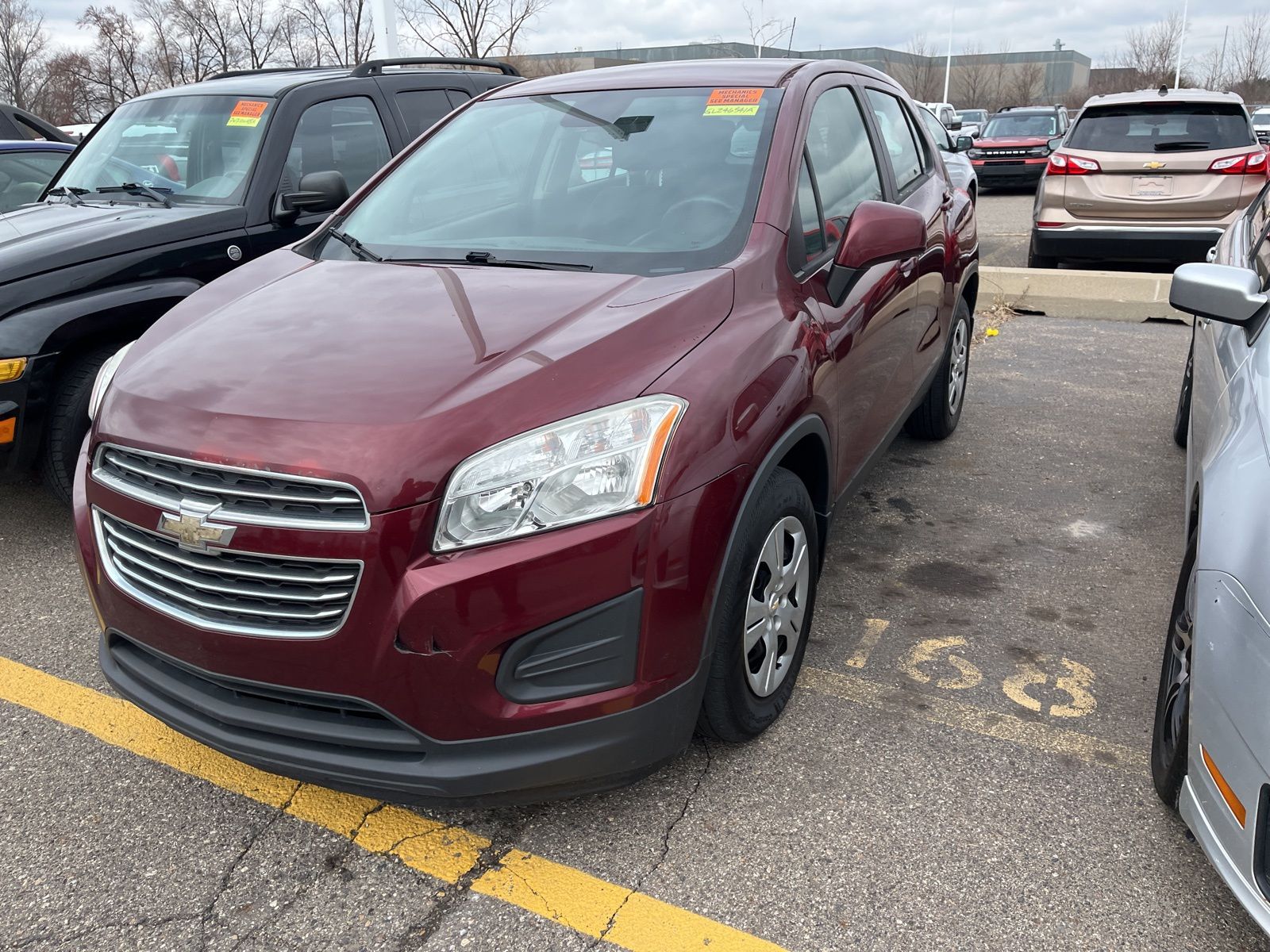 Used 2016 Chevrolet Trax LS with VIN 3GNCJKSB0GL246541 for sale in Sterling Heights, MI