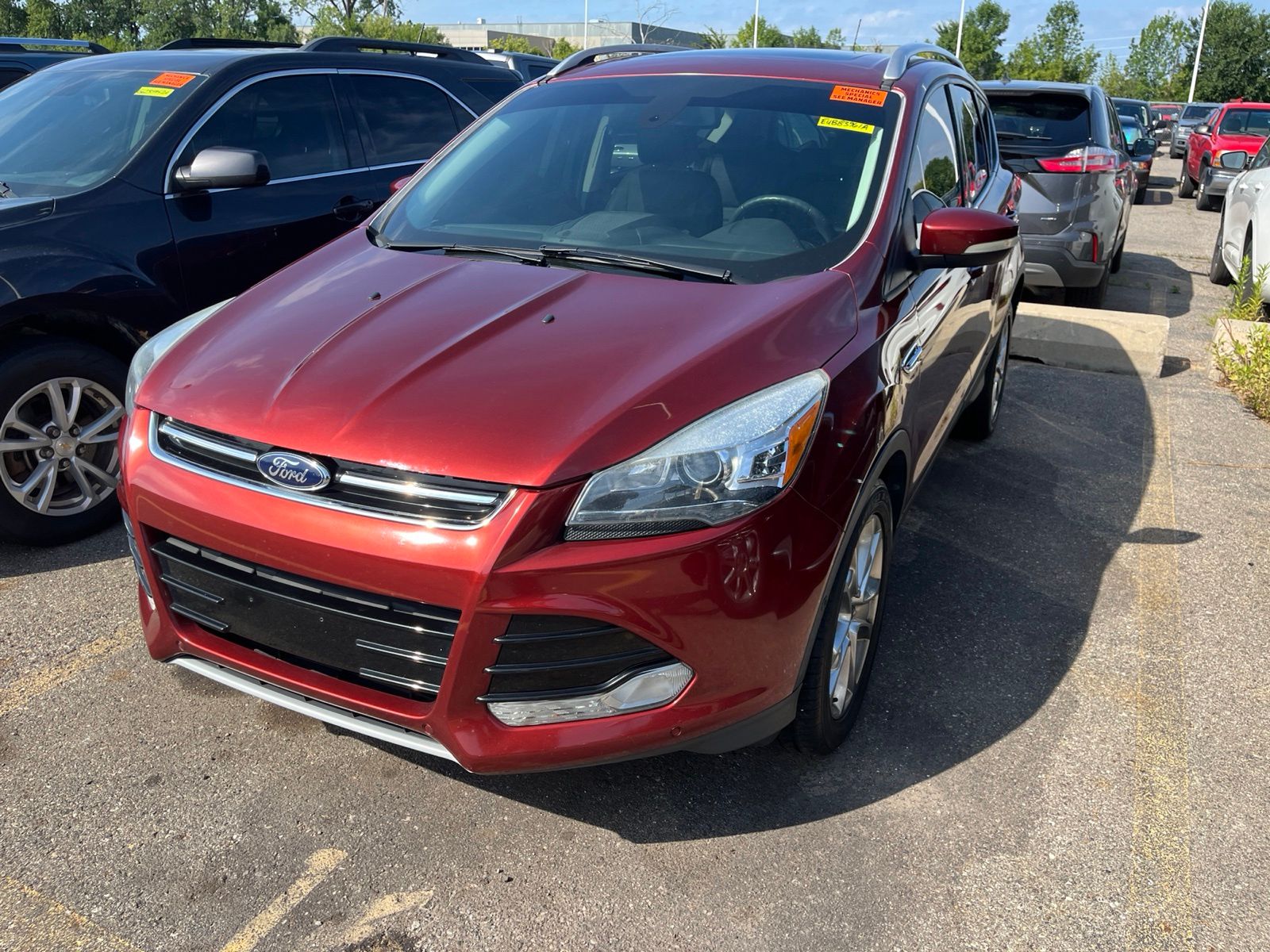 Used 2014 Ford Escape Titanium with VIN 1FMCU9JX7EUB83961 for sale in Sterling Heights, MI