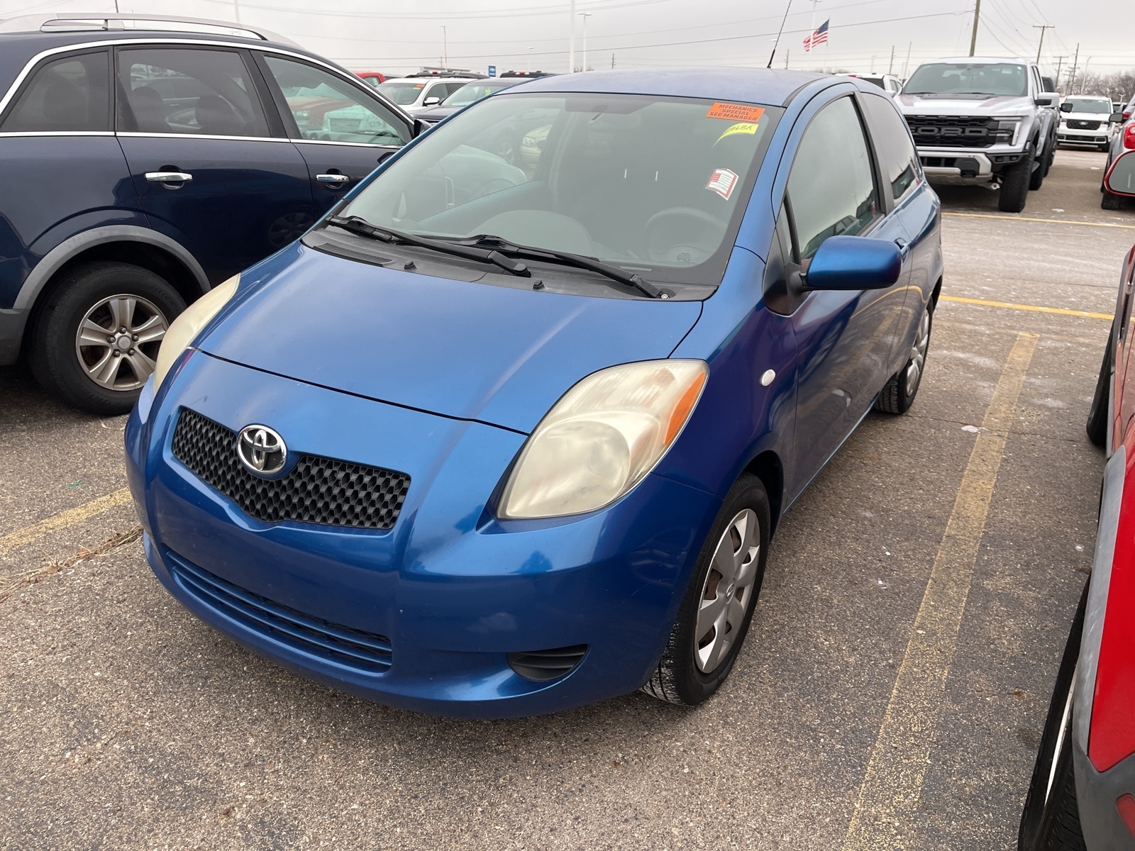 Used 2007 Toyota Yaris Base with VIN JTDJT923775081468 for sale in Sterling Heights, MI