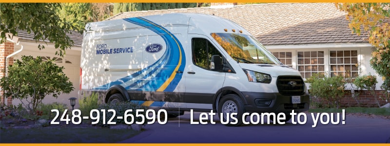 Whatever your auto service needs, let us come to you!* Mobile Service Options with Suburban Ford of Waterford