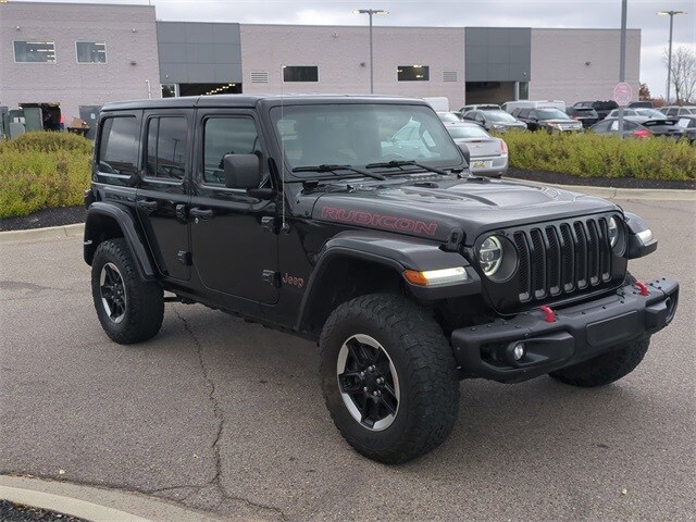 Used 2020 Jeep Wrangler Unlimited Rubicon with VIN 1C4HJXFG0LW315153 for sale in Waterford, MI