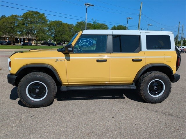 Used 2023 Ford Bronco 4-Door Heritage Limited Edition with VIN 1FMEE4GP8PLA70755 for sale in Waterford, MI