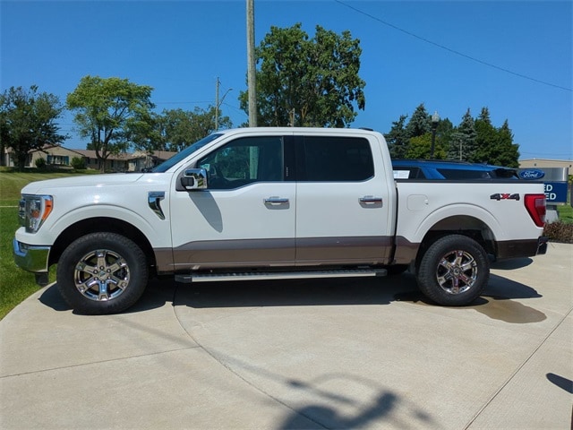 Used 2022 Ford F-150 Lariat with VIN 1FTEW1EP2NFA46000 for sale in Waterford, MI