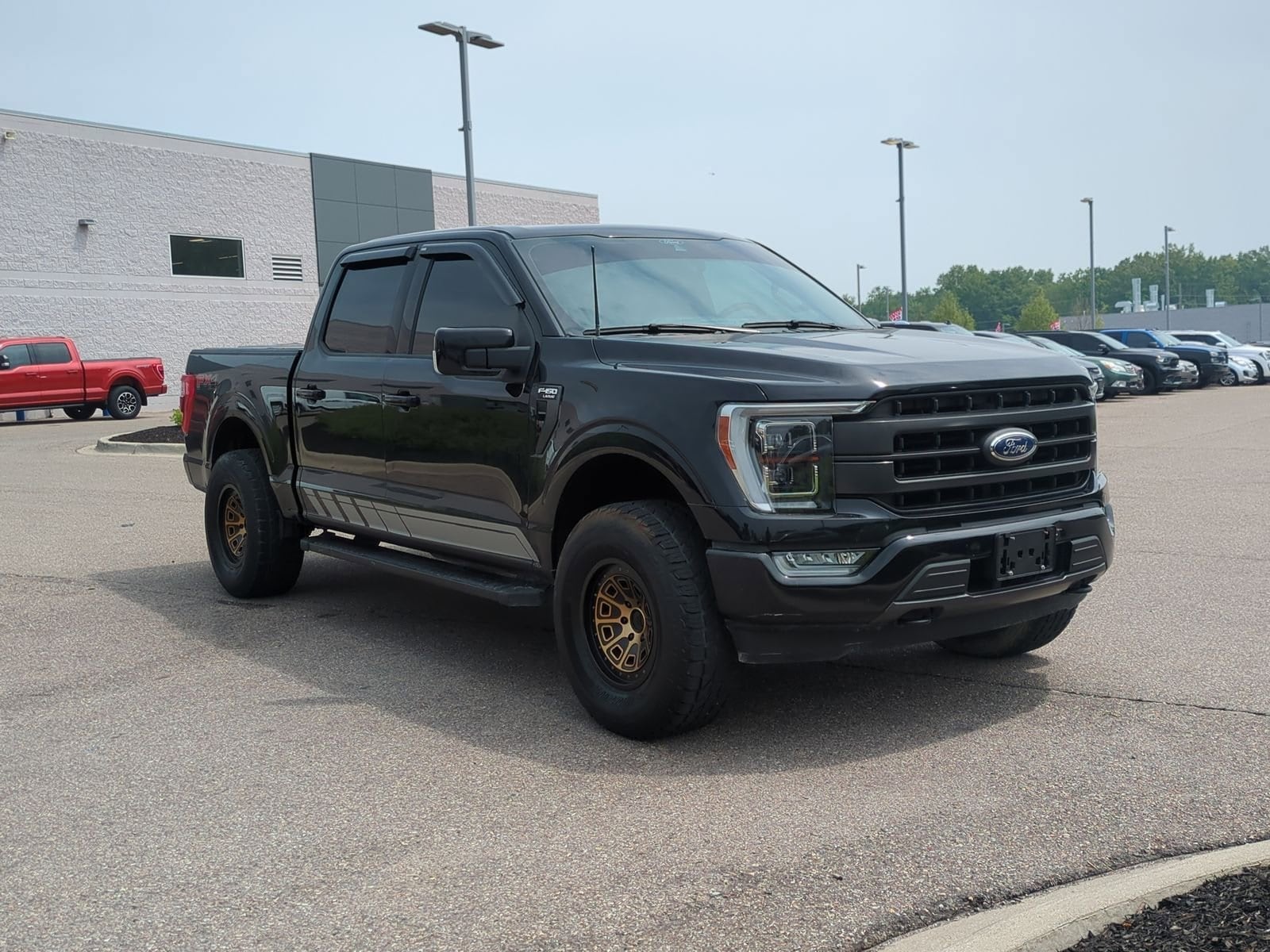 Used 2021 Ford F-150 Lariat with VIN 1FTEW1EP5MFA82066 for sale in Waterford, MI