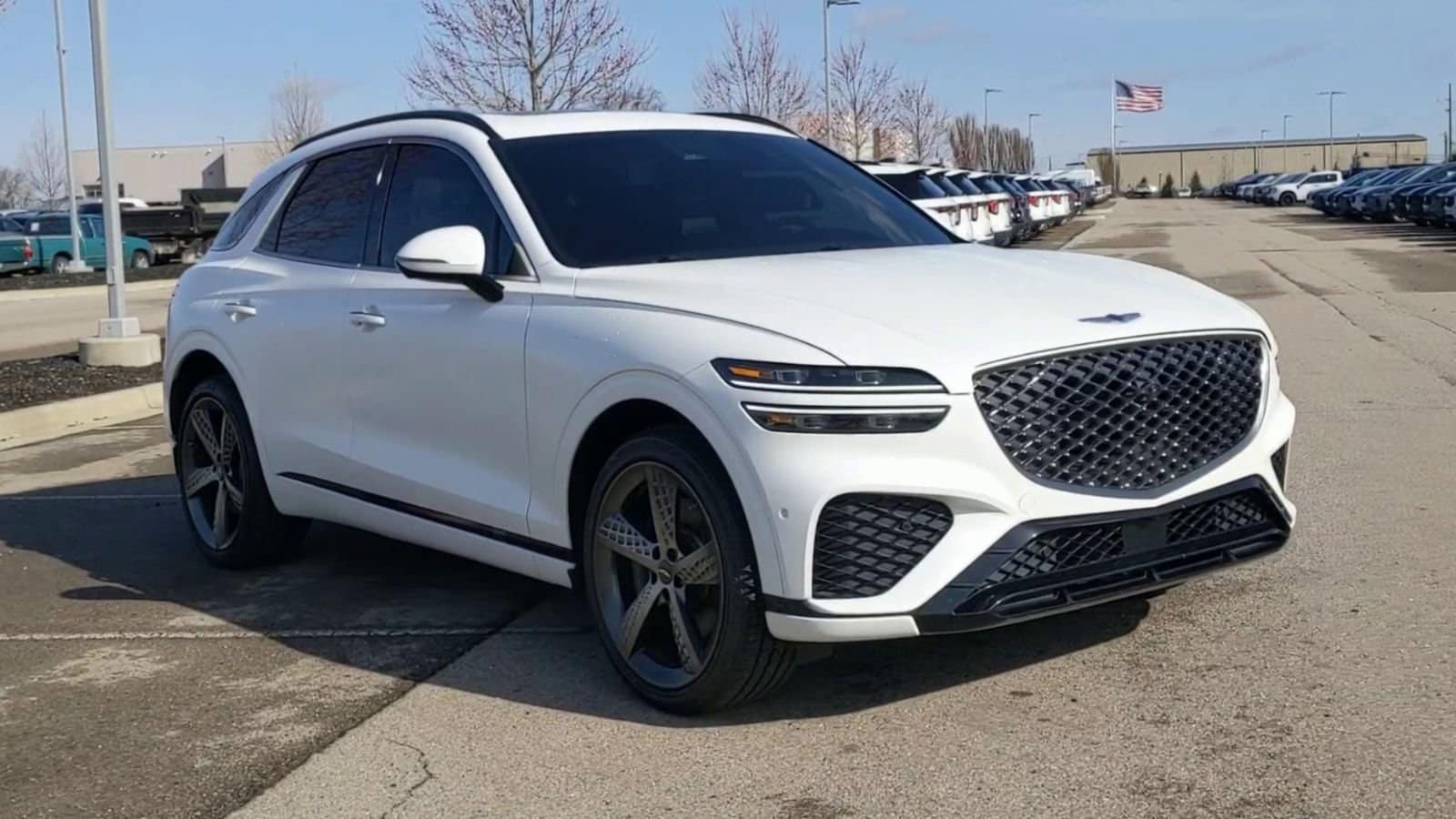 Used 2022 GENESIS GV70 Sport with VIN KMUMCDTC2NU022987 for sale in Waterford, MI