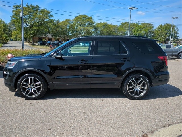 Used 2018 Ford Explorer Sport with VIN 1FM5K8GT7JGC13417 for sale in Waterford, MI