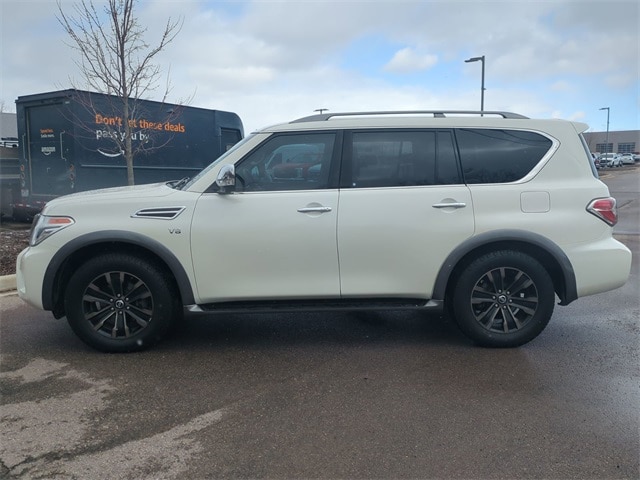 Used 2017 Nissan Armada Platinum with VIN JN8AY2NE7H9700445 for sale in Waterford, MI