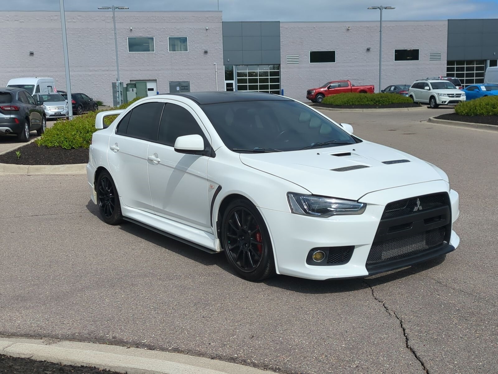 Used 2014 Mitsubishi Lancer Evolution GSR with VIN JA32W8FV2EU017647 for sale in Waterford, MI