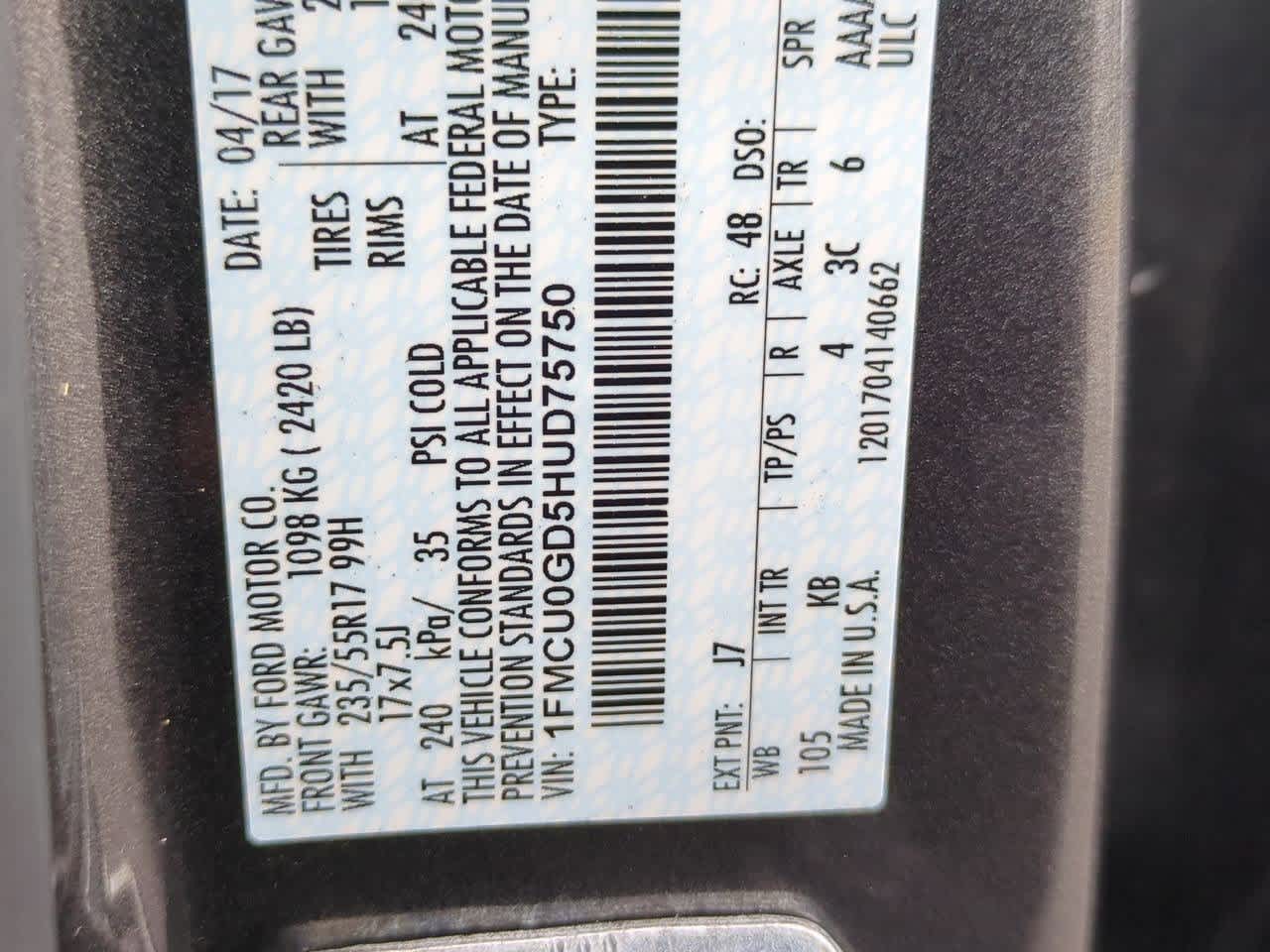 Thumbnail: 2017 Ford Escape - 33