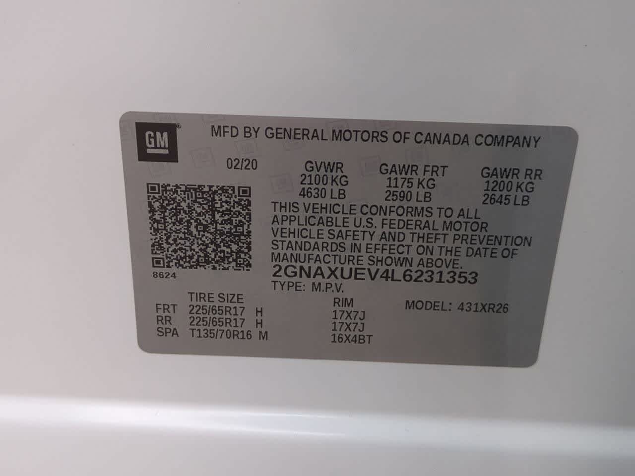 Thumbnail: 2020 Chevrolet Equinox - 33