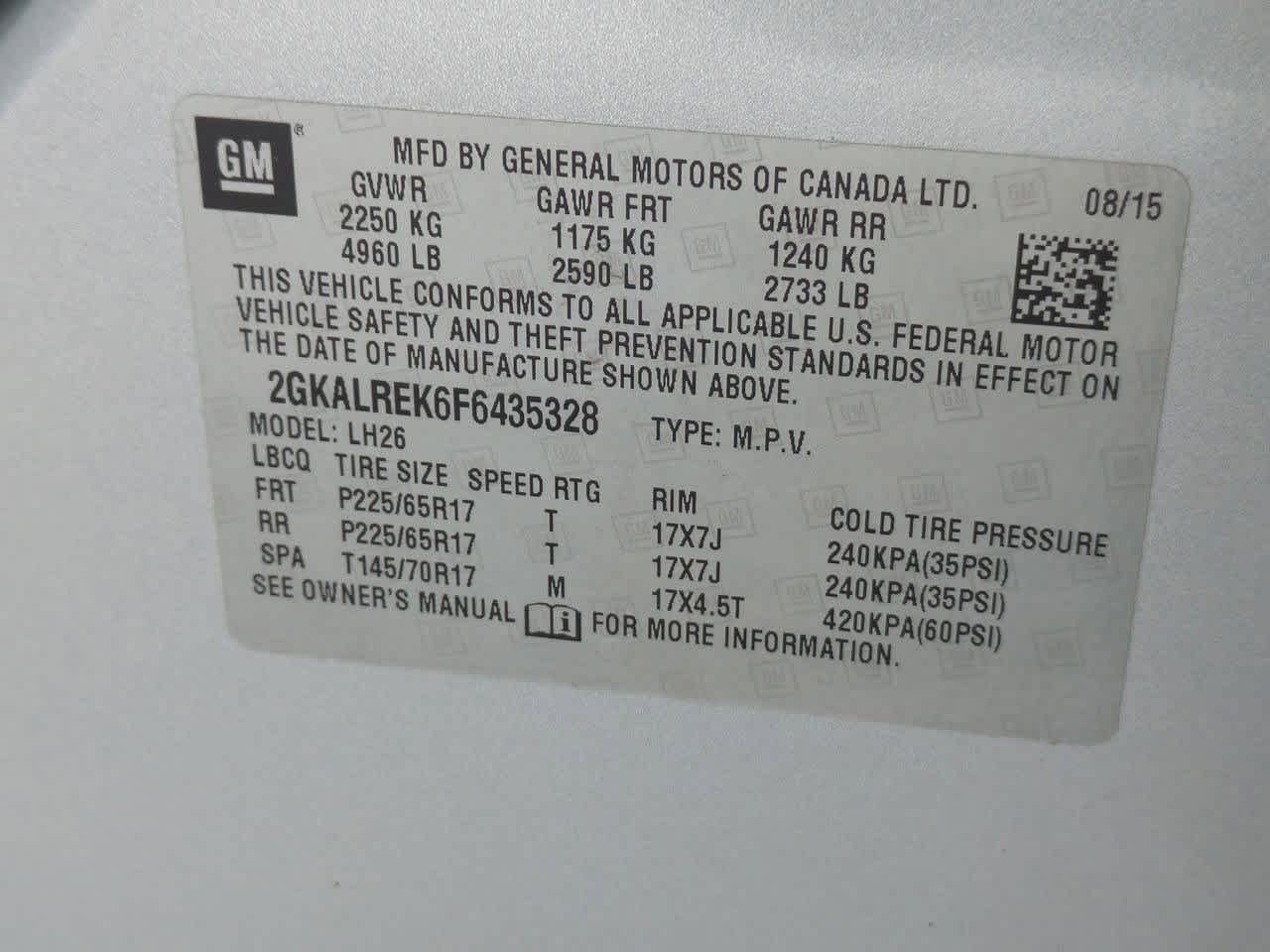 Thumbnail: 2015 GMC Terrain - 34