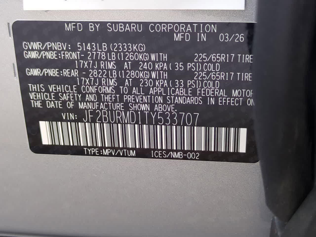 Thumbnail: 2026 Subaru Outback - 36