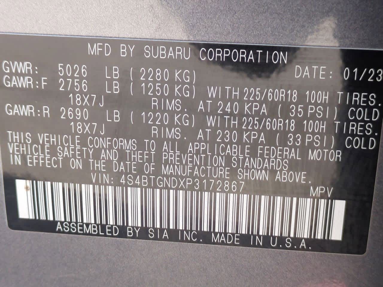 Thumbnail: 2023 Subaru Outback - 37