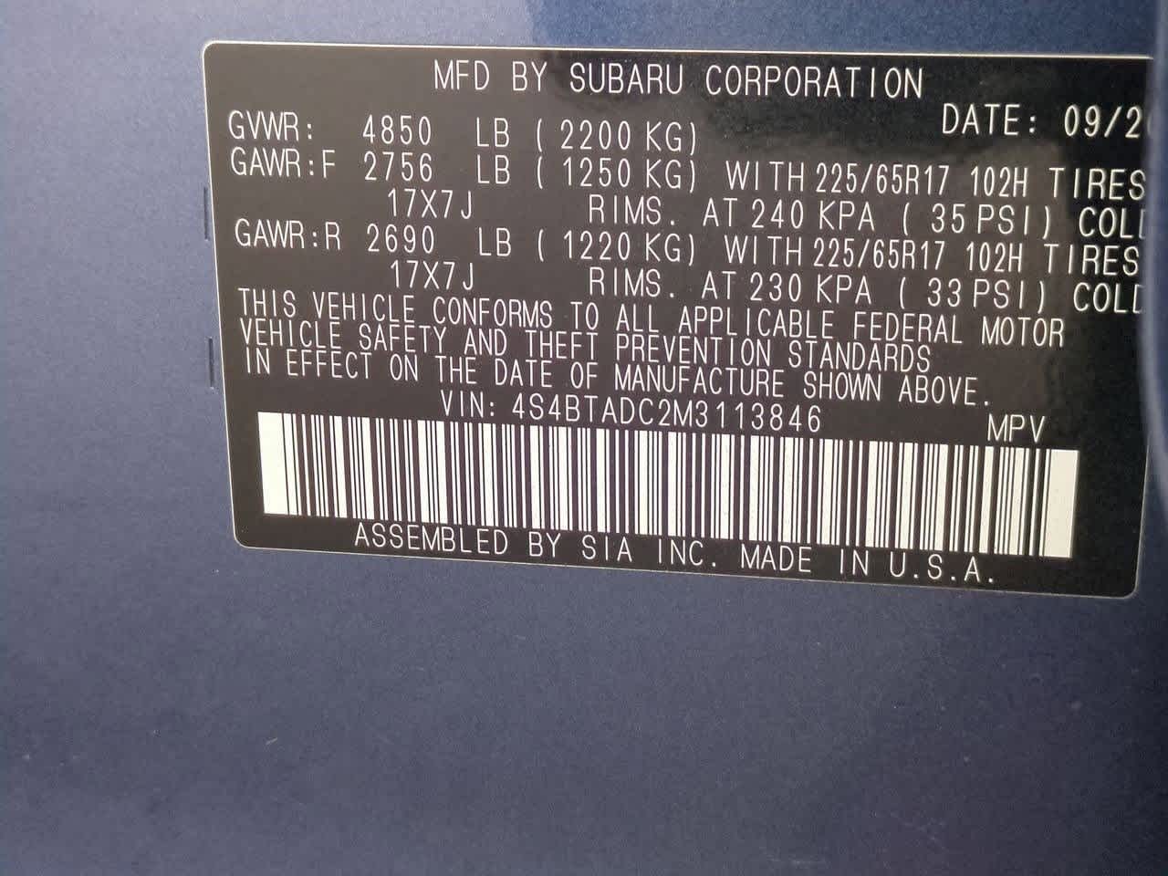 Thumbnail: 2021 Subaru Outback - 33