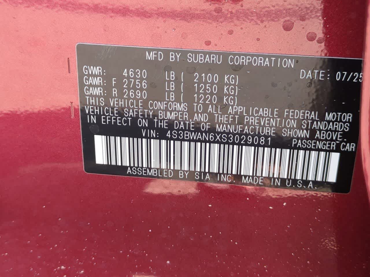 Thumbnail: 2025 Subaru Legacy - 35
