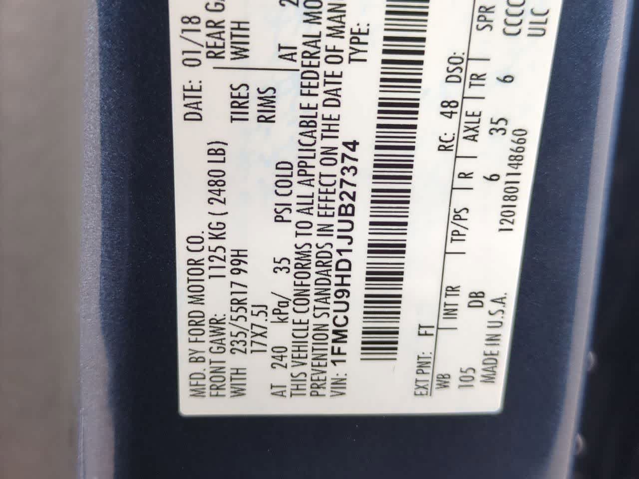 Thumbnail: 2018 Ford Escape - 34