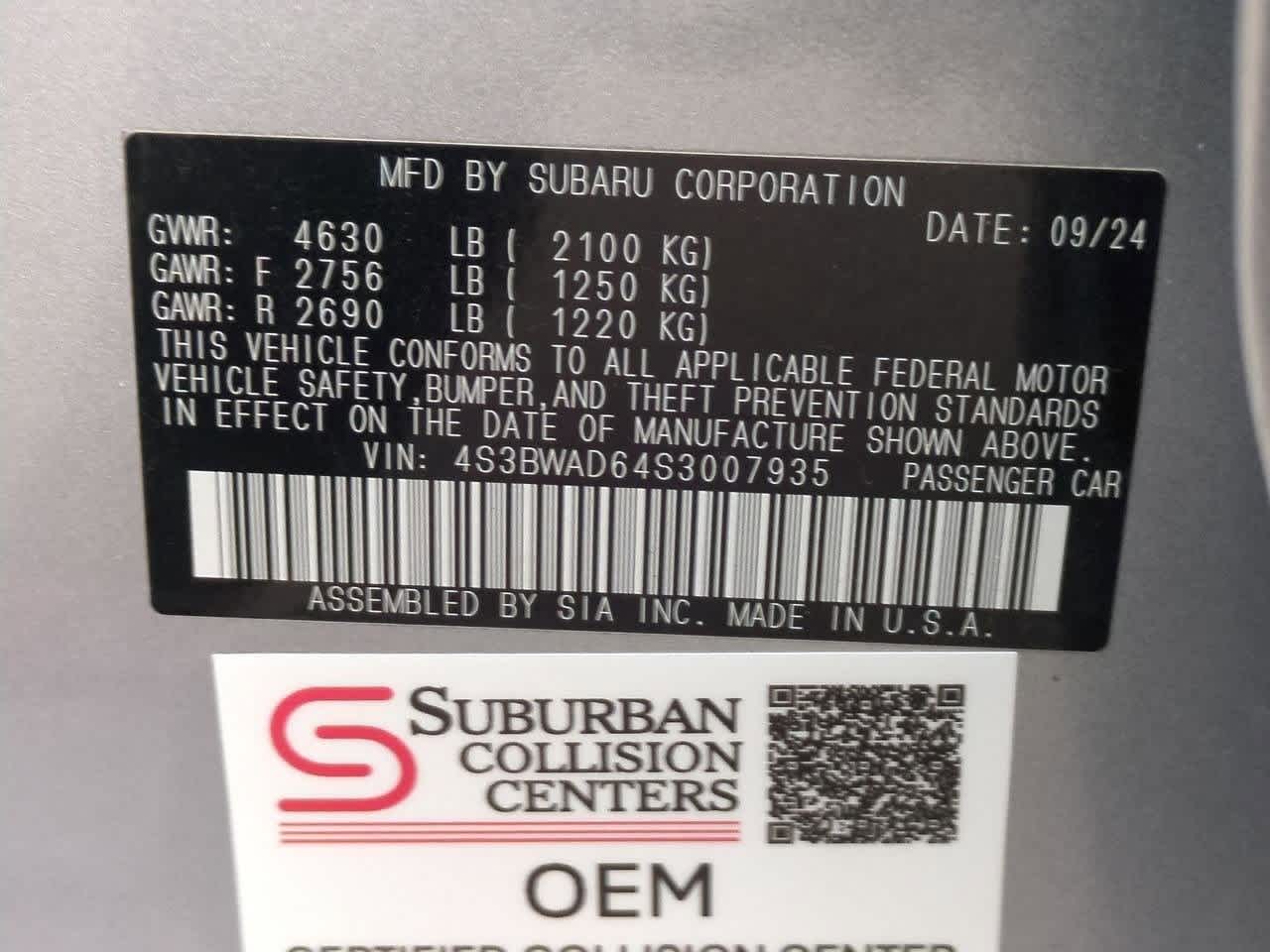 Thumbnail: 2025 Subaru Legacy - 33