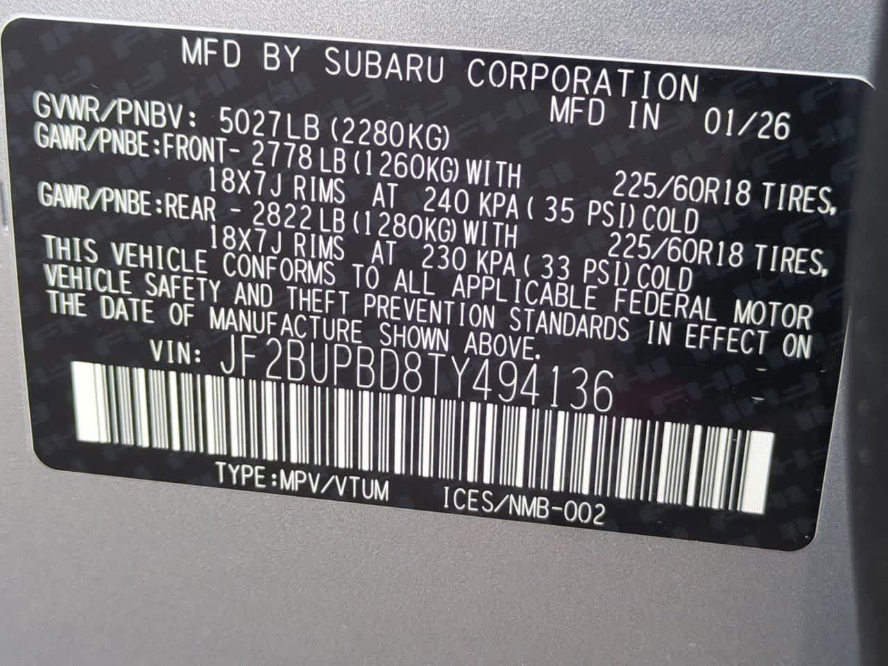 Thumbnail: 2026 Subaru Outback - 35