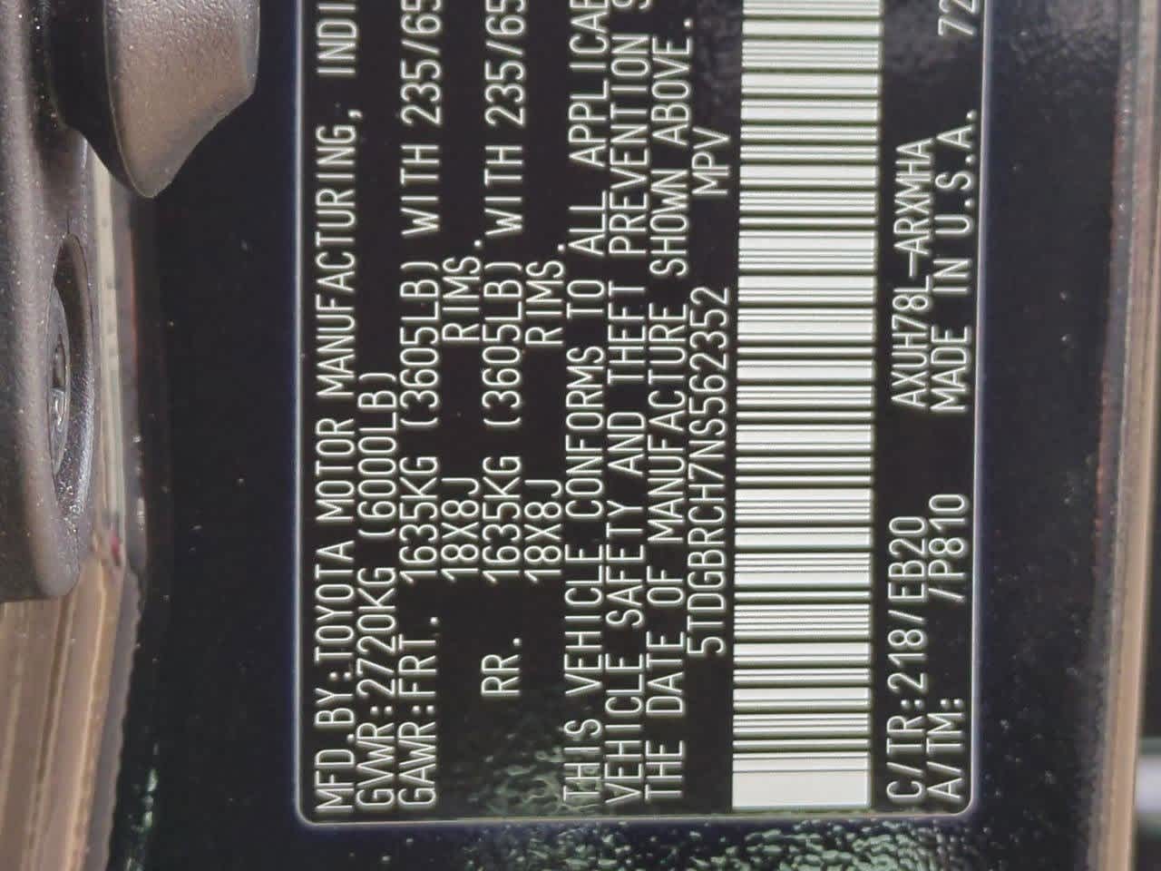 Thumbnail: 2022 Toyota Highlander - 36