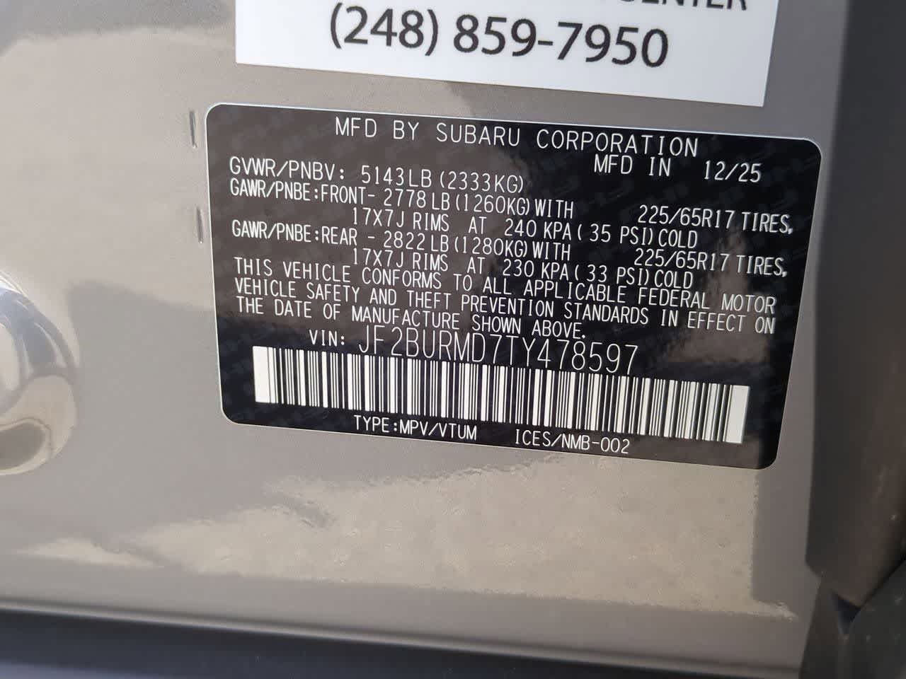 Thumbnail: 2026 Subaru Outback - 36