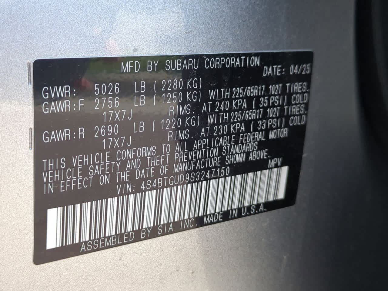 Thumbnail: 2025 Subaru Outback - 36